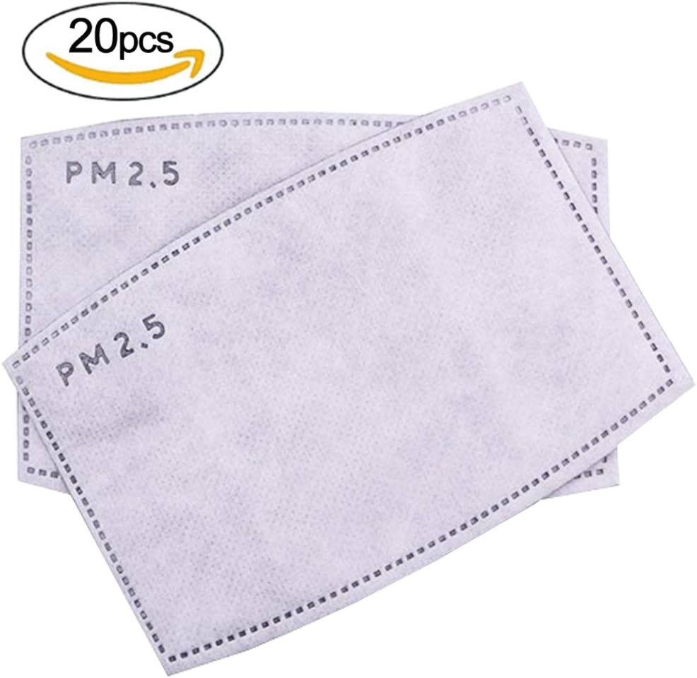 Shenggetu Pollution Mask Adult Anti PM 2.5 Pollen Dust Mask Washable Anti-fog Anti Dust Mask Antibacterial Earloop Mouth Mask with 2 Filters