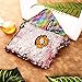 Tatuo 4 Pcs Sequin Makeup Bag Glitter Sequin Purse Rainbow Iridescent Make up Bag Small Reversible Cosmetics Pouch for Women Teacher Graduation Gifts Party Favors