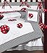 Sweet Jojo Designs 9-Piece Red and White Polka Dot Ladybug Baby Girl Bedding Crib Set