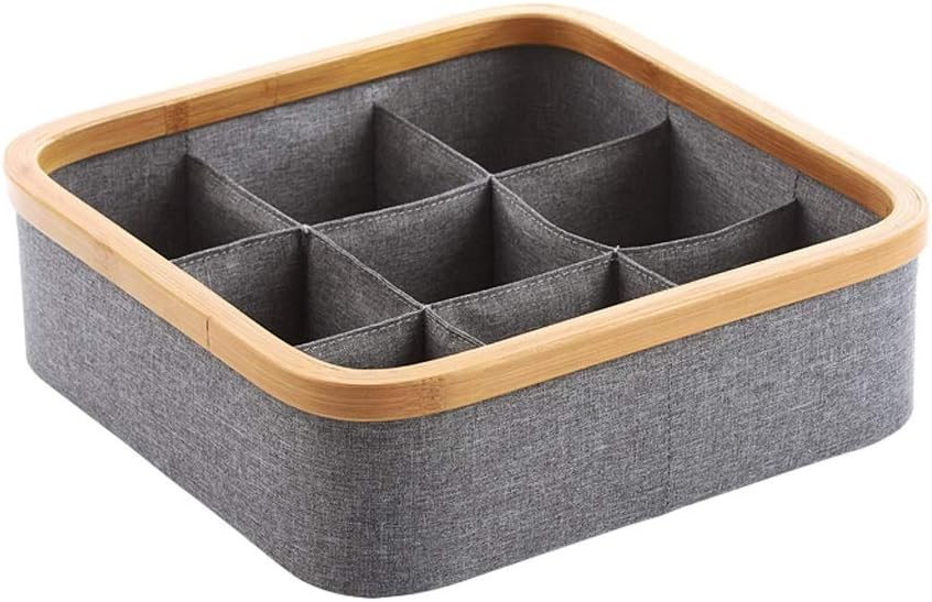 Amazon Com Yjlgryf Storage Box Bamboo Wood Storage Organizer