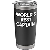 World's Best Captain - Funny Stainless Steel Insulated Tumbler