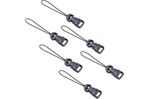 VKO Quick Release Camera Strap QD Loops Connector Adapter for DSLR SLR Point-and-Shoot Small Mirrorless Cameras Strap Eyelet Sling Belt(3 Pairs)