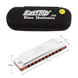 East top Harmonica Key of C 10 Holes 20 Tones 008K