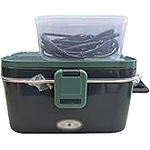 RADIGLO 1.8L Electric Heating Lunch Box, Electric Food Warmer for Car Office Travel