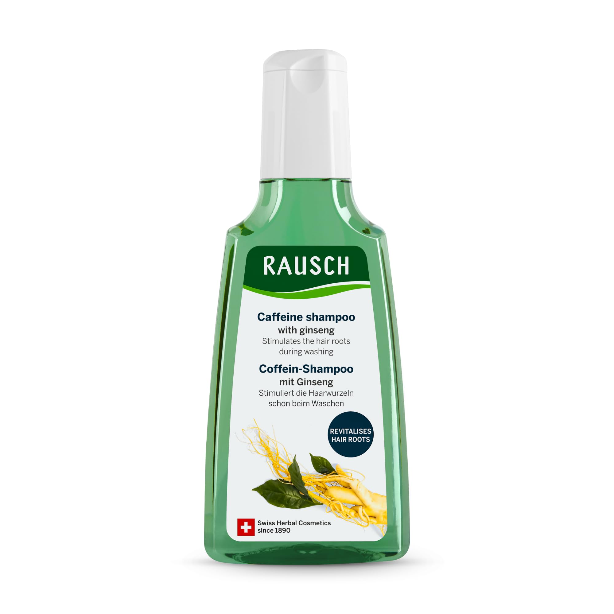 Rausch Caffeine shampoo with ginseng 200ml -Relief for hair loss.