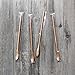 4pcs Good Grips Handmade Natural Wooden Coffee Tea Long Handle Mixing Spoons(7.7in)