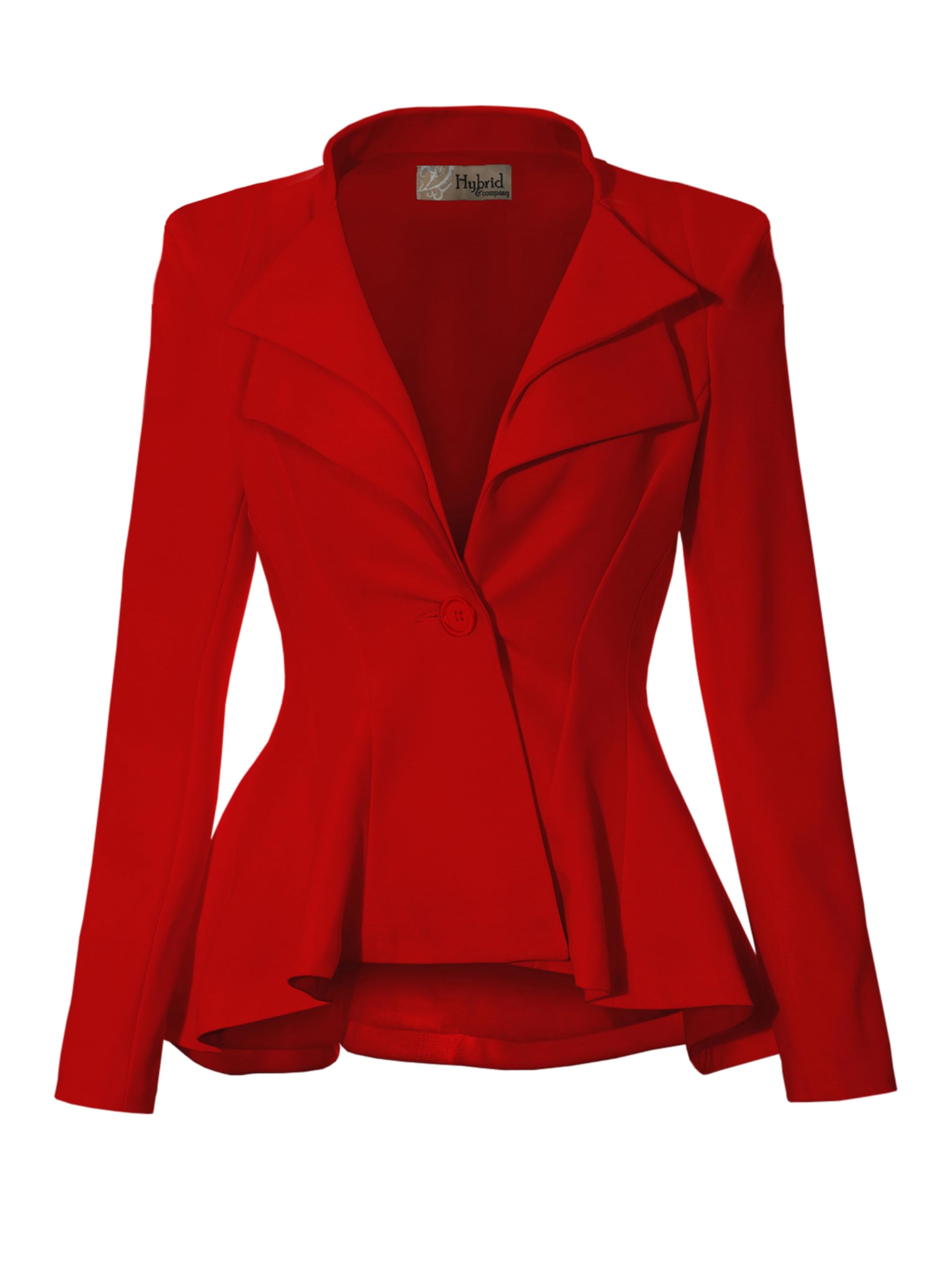 Photo 1 of & Company Women Double Notch Lapel Office Blazer JK43864 1073T RED Large