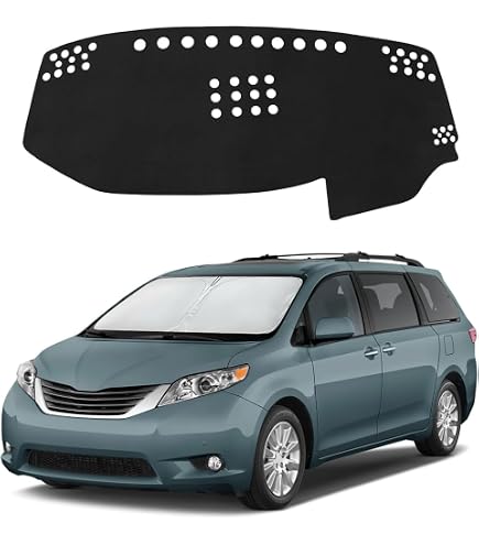Amazon.com: HanLanKa Dashboard Cover Custom Fit for Toyota Sienna