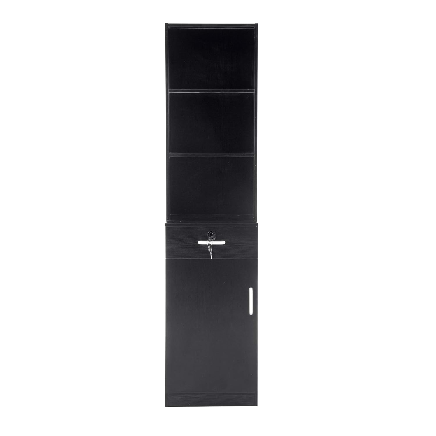 BarberPub Locking Wall Mount Barber Station Hair Styling Drawer Storage Beauty Salon Spa Equipment 3056-1: Beauty