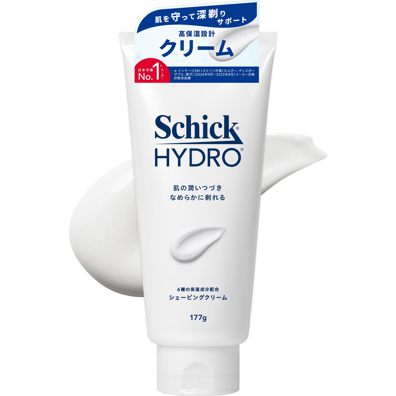 Schick(シック) ハイドロ シェービングクリーム 177g 髭剃り ひげそり カミソリ商品画像