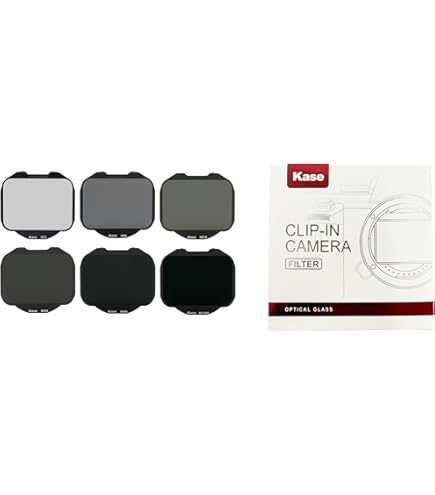 Kase クリップイン4フィルターキット UV ND8 ND64 ND1000 Amazon.com : Kase Clip-in 4 Filter Kit UV ND8 ND64 ND1000 3