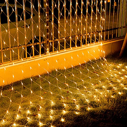 WATERGLIDE Outdoor Christmas Net Lights, 12FT x 5FT 360 LED Fairy