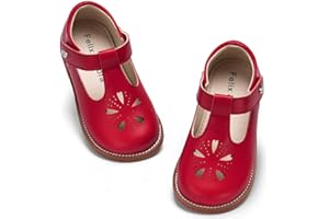 Felix & Flora Toddler Girl Oxford Dress Shoes - Mary Jane Flats for Little Girl Party School Shoes.