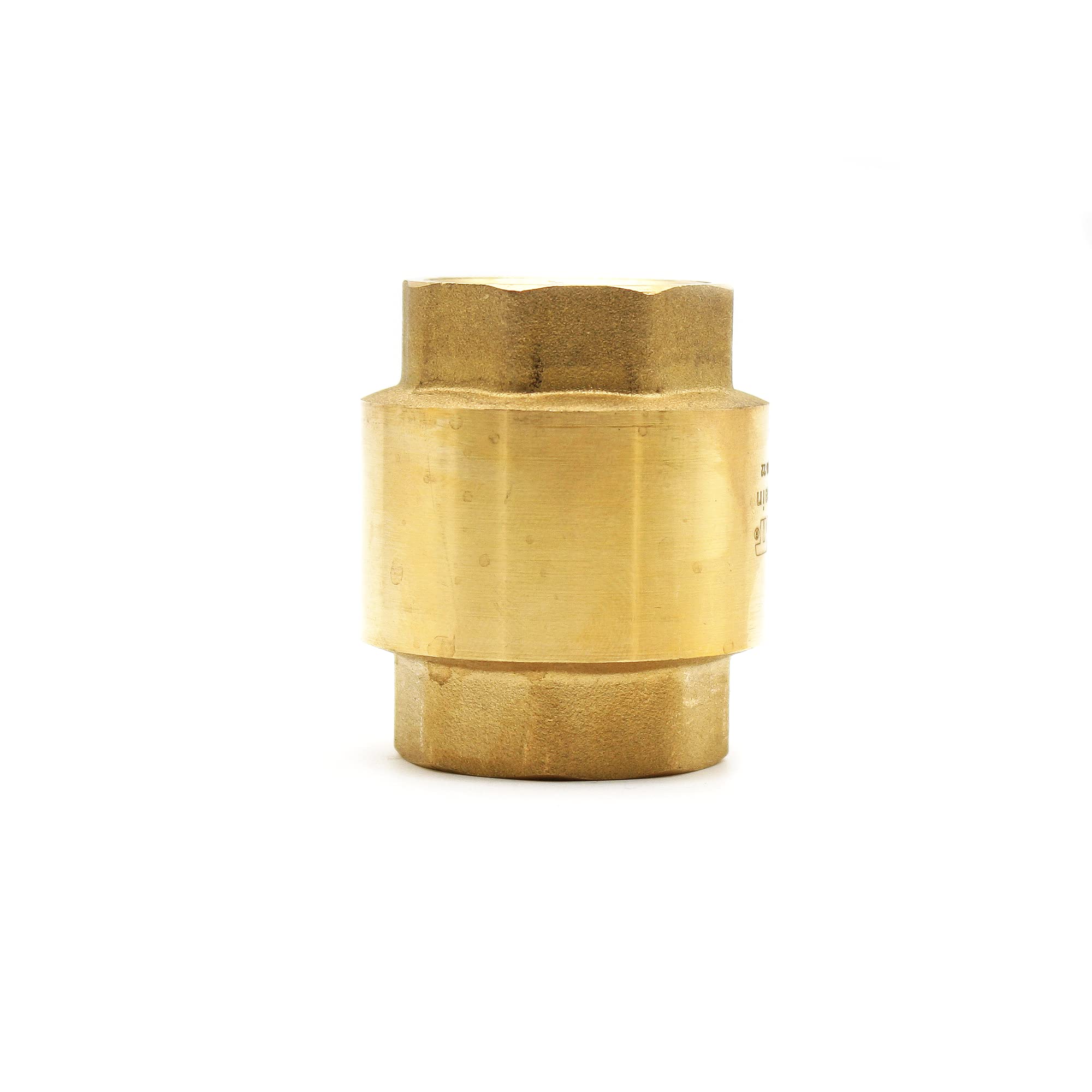 DOJA Barcelona | Water Return Valve | PN16 Retention Valve Internal Thread 3/4 Inch | In Brass | Plastic Shutter | Anti-Return Valve | Anti-Return System | Water Return Regulator