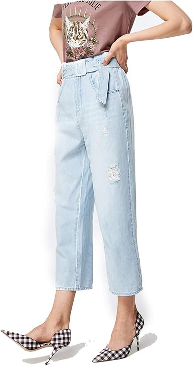 loose crop jeans