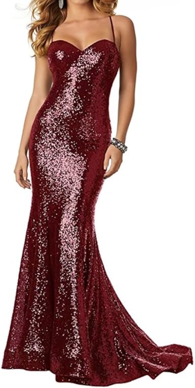 burgundy sequin bridesmaid dresses