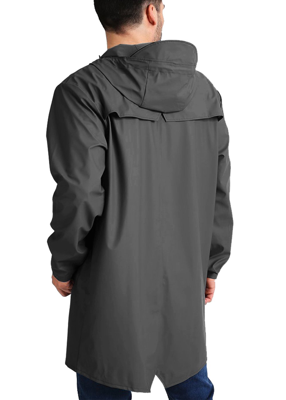 COOFANDY Men's Lightweight Waterproof Rain Jacket Packable Outdoor