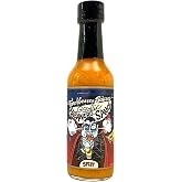 Torchbearer Sauces Garlic Habanero, 5oz, Medium Spicy Heat Level 4 - All Natural Hot Sauce, Extract-Free, Preservative-Free, Made in USA