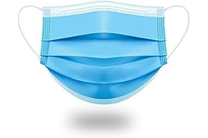 SD Ships from Canada- Pack of 50 Disposable Face Masks, 3-Ply, Ear Loop. Protective, breathable, dust-proof, 3 layer mask. No