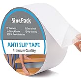 Anti Slip Tape Clear Grip Tape, 2 inch by 30 feet, Non-Slip Traction Grip Tape to Tubs, Boats, Stairs, Clear, Soft, Comfortable for Bare feet (2" X 30')