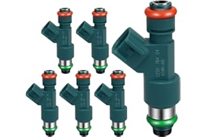 ZXYCULTURE 2007-2015 6Pcs Fuel Injectors Compatible for Volvo XC60 2010-2015 XC70 2008-2015 XC90 2007-2014 S80 2007-2014 V70 2008-2010 3.2L L6 Replace 307775010 307775015