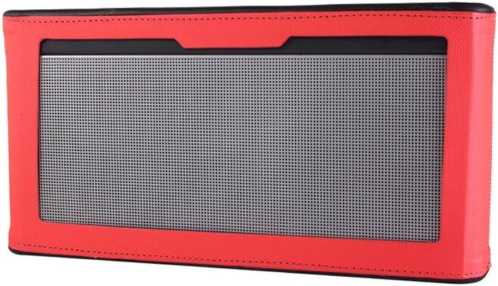 Shrmia Bluetooth Speaker Soft Case Cover Bag Color Skin for Bose SoundLink III Red