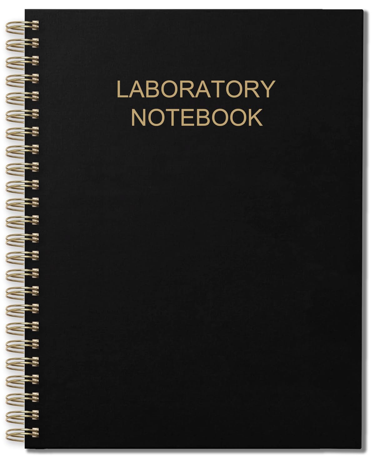 Photo 1 of Tuun Fuplan Lab Notebook/Laboratory Notebook - (.25" Grid Format), Laboratory Notebook Quad Ruled Science Lab Book for Chemistry, Physics, 8" x 10", Spiral Bound, Flexible Cover, Black