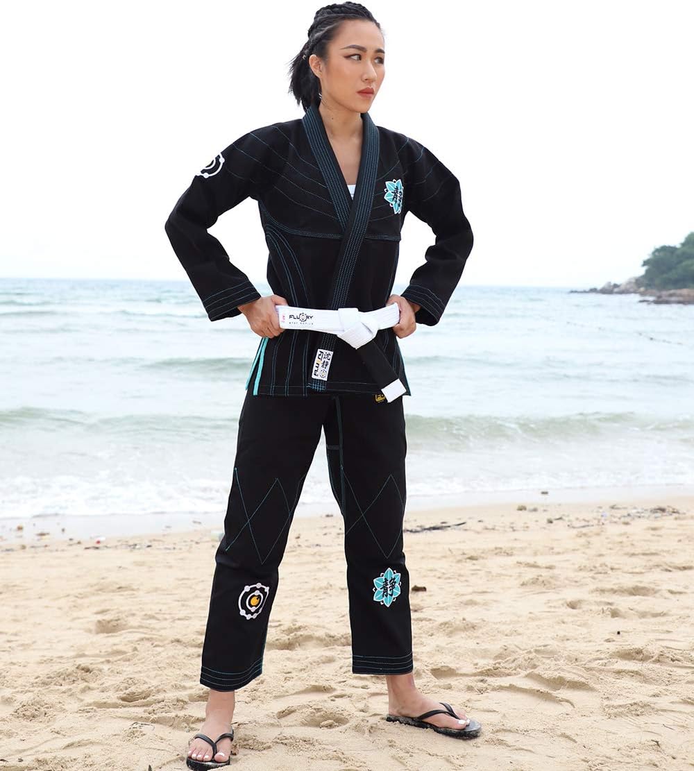 FLOURY Lightweight BJJ Gi,Brazilian Jiu Jitsu Uniform for Men & Women