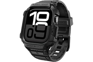 Spigen for Apple Watch Band with Case, Rugged Armor Pro Compatible with Ultra 3/2/1 49mm, Series 11/10 46/42mm, 9/8/7 41mm, SE3/SE2/SE/6/5/4 40mm Cover Strap