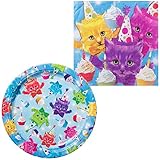 Cats Party Supplies Tableware Kit (For 16 Guests)