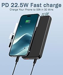 2024 New Slim Portable Charger with Built in