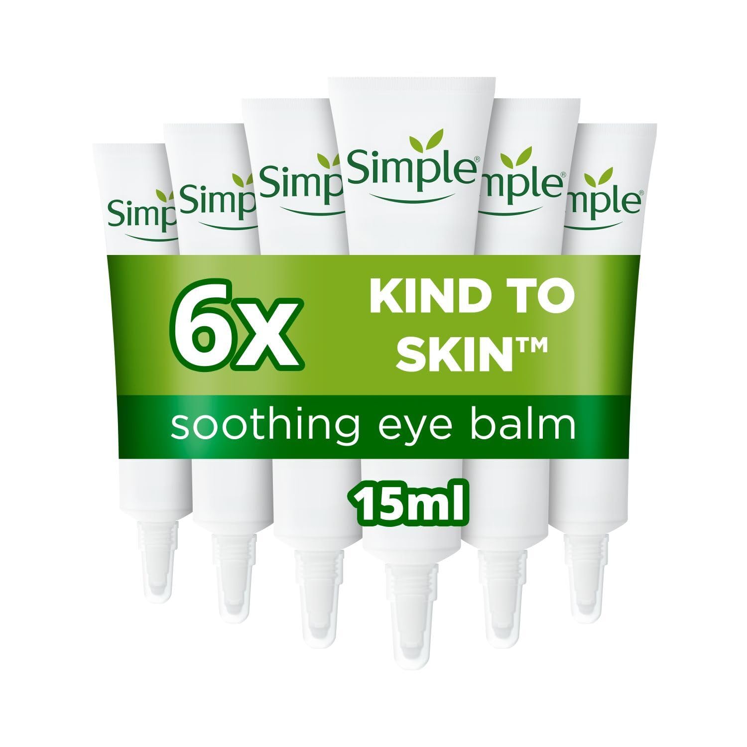 Simple Soothing Eye Balm Reduces Puffiness for Sensitive Skin 6x 15 ml — image 1