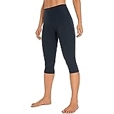 CRZ YOGA Womens Butterluxe High Waisted Capris Workout Leggings 17 Inches - Lounge Buttery Soft Yoga Pants
