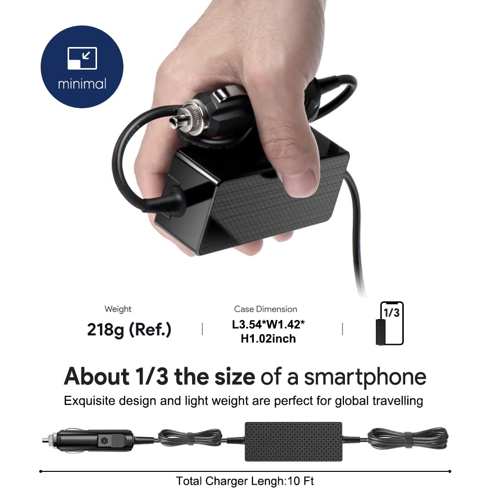 HKY 24V Power Supply Bundle (AC Adapter & DC Converter) Compatible with ResMed AirSense 11 & AirCurve 11 Series CPAP/APAP/BiLevel Machines AirSense 11 AutoSet/Elite/CPAP Power Cord air 11 Supplies