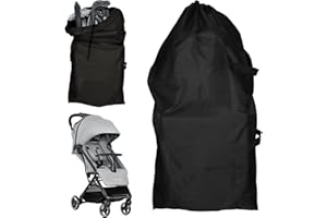 Baby Stroller Travel Carry Bag, Stroller Bag for Airplane, Waterproof Stroller Cover Bags, Extra Large Gate Check Bags