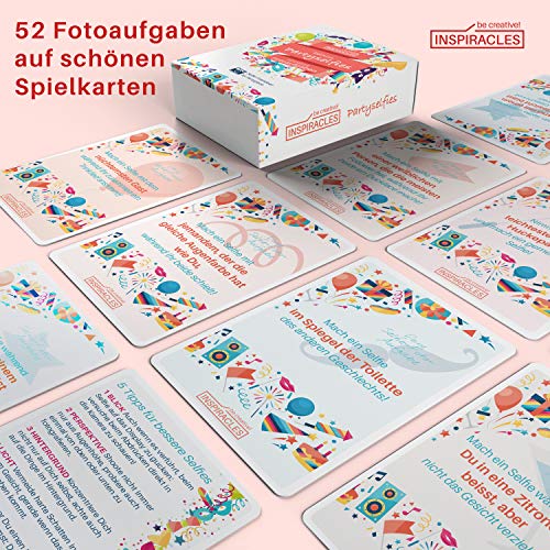 Party Spiele - 52 Fotoaufgaben Selfies - Party Spiel für Gäste, Fotospiel für Geburtstag, Mädelsabend, Hochzeit, Weiberabend, JGA, witzige Spiele für Erwachsene für Partyselfies, Partyspiel – Bild 4