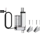 Justech 160LBS/750N-2inch/50mm 12V Linear Actuator, Electric Actuator | Heavy-Duty Actuator with Brackets, Silent IP65, Built-in Limit Switch, Self-Lock For RV Windows, Solar Trackers, Furniture