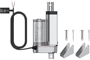Justech 12V Linear Actuator 160LBS/750N-2inch/50mm Linear Motion Actuator 10mm/s with IP65 Waterproof for Electric Door Window Bed RV Industrial Machinery Vessels Solar Tracker