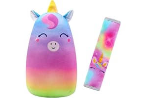Seat Belt Cover for Kids - Farochy Car Pillow for Kids Unicorn Seat Belt Pillow Car Seatbelt Covers Seatbelt Cushion for Kids, Seat Strap Pillows Kids
