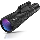 15-45x55 Zoom Monocular Telescope-High Power Monocular for Adults BAK4 Prism for Bird Watching and Traveling Concert