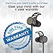 Bluephonic Bluetooth Headphones - Magnetic Wireless Earbuds w/Microphone | Impeccable HD Sound | Sports Running & Gym Workout Noise Cancelling Headset | Fit In Ear Sweatproof Earphones | 8 Hour Play