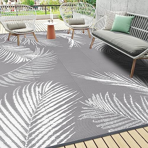 Pauwer Waterproof Outdoor Rug Plastic Straw Patio