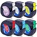 6-Pack Compatible with Dymo Letratag Refills Plastic Label, Compatible with Dymo Label Maker Refills 12mm x 4m 1/2