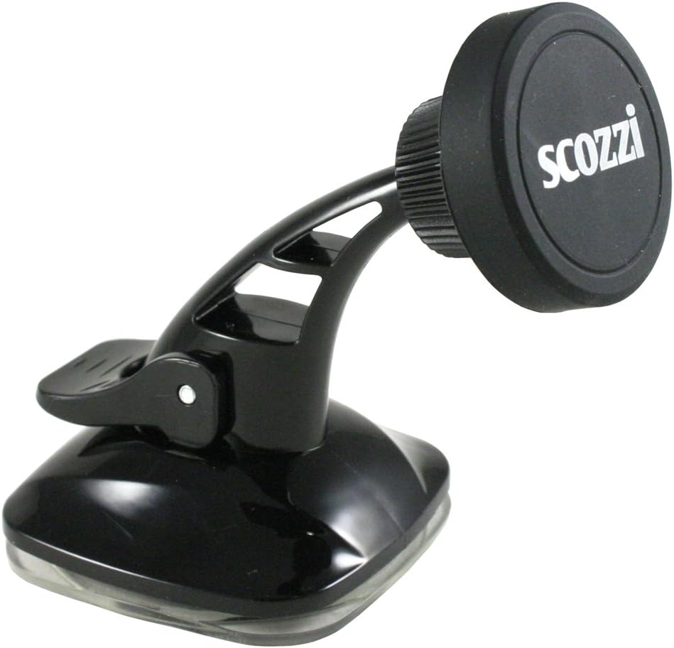 scozzi Car Dashboard Magnetic Mount for Microsoft Lumia 1330 950 650 640 550 540 535 532 435 430 XL LTE Dual SIM + More