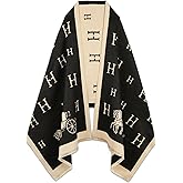 EXTREE Scarfs for Women Pashmina Silky Shawl Wrap for Evening Dressing Blanket Open Front Poncho Cape