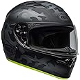 BELL Qualifier Full-Face Motorcycle Helmet (Matte Stealth Hi-Vis/Camo - Small)