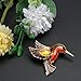 Diamondo Retro Bird Brooch Rhinestone Diamond-Bordered Delicate Alloy Flyer 4038mm