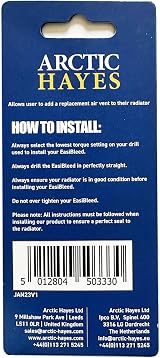 Arctic Hayes EasiBleed Self-Drilling Radiator Bleed Valves Pack of 2 - Easy Air view 6