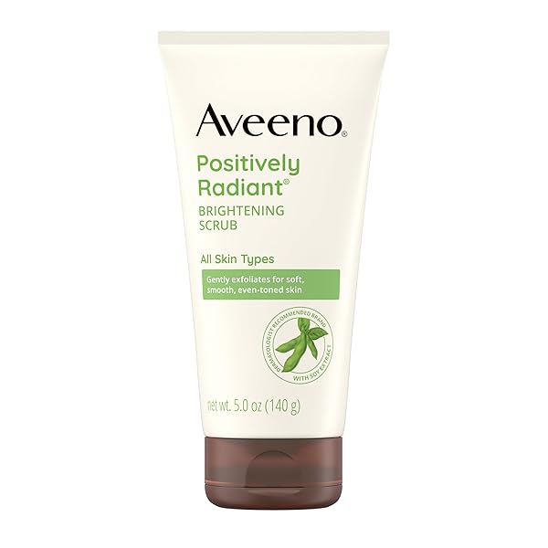 AVEENO POSITIVELY RADIANT SKIN BRIGHTENING EXFOLIATING DAILY FACIAL...