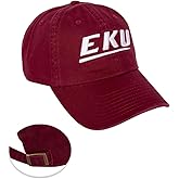 Desert Cactus Eastern Kentucky University Baseball Hat EKU Colonels Brimmed Embroidered Cap Adjustable Cloth Strap Type A